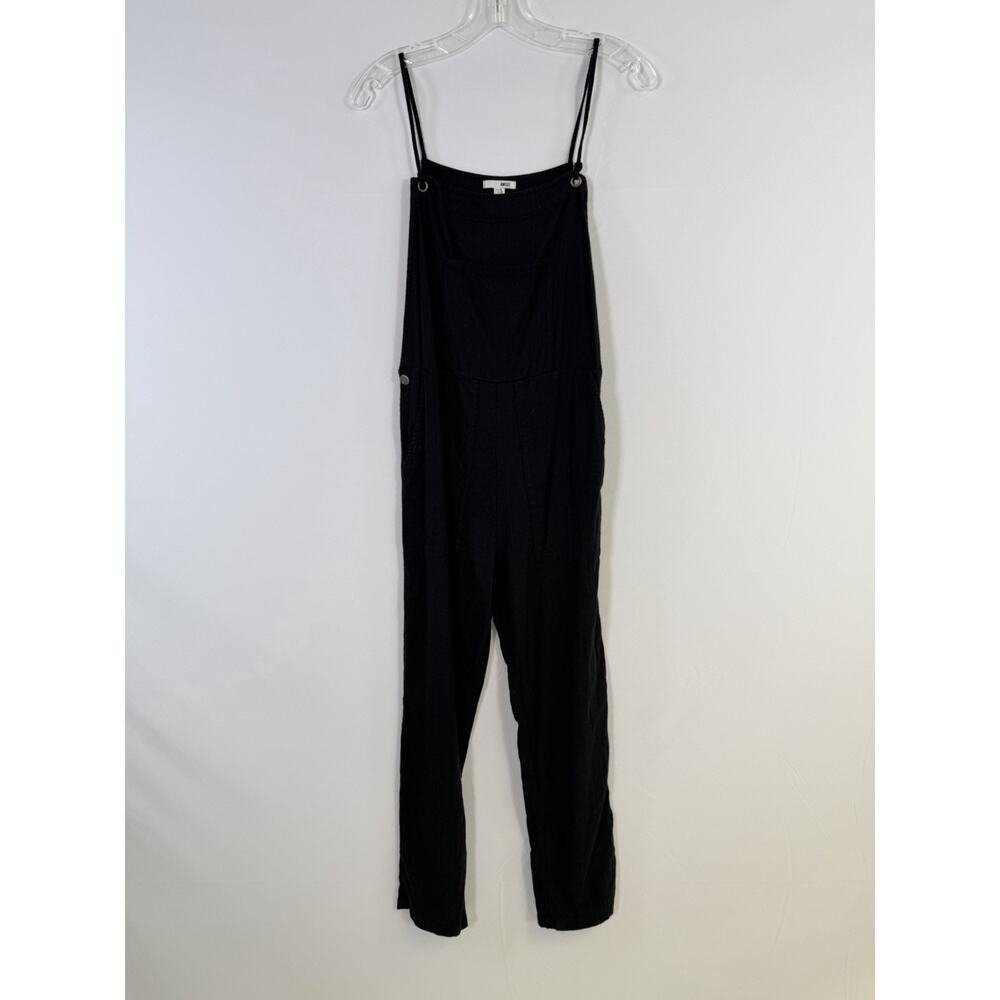 Amuse Society Jumpsuit Romper Size M Black Casual Lagenlook Comfy - Picture 4 of 16